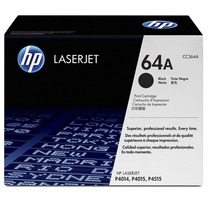 HP CC364A 64A Toner Preto Original p/ P4515 P4015 P4014